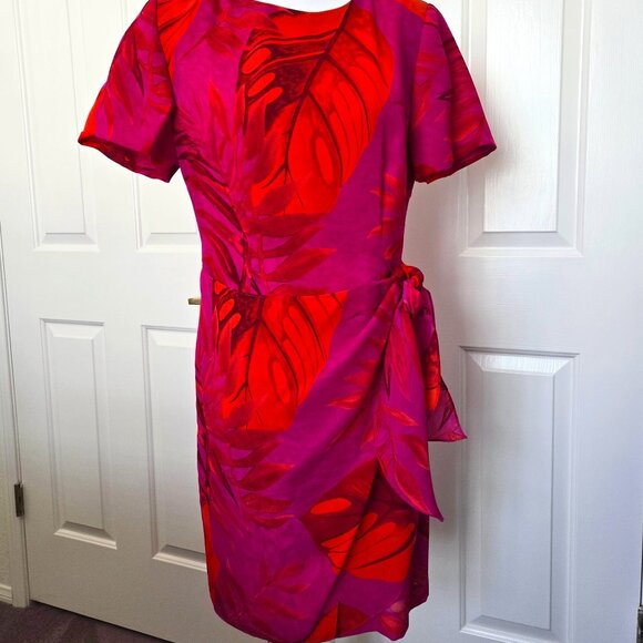 VINTAGE JOHN ROBERTS DRESS SIZE 10 - Picture 1 of 8